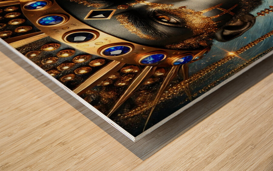 Melonated Avatars Collection 1 4 Wood print