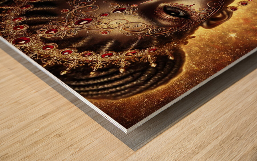 Melonated Avatars Collection 1 5 Wood print