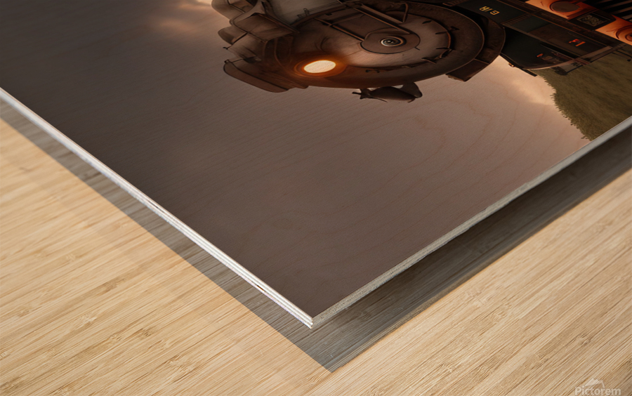 Engine 1991 - Elba - The Gretna Junction * Limited Edition * Impression sur bois