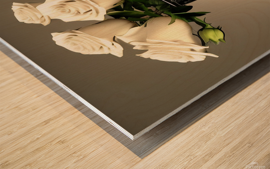 Vase of Respect Wood print