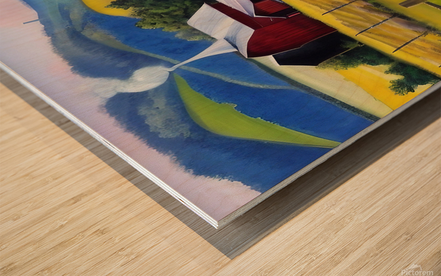 Daily Life. Farm Life Wood print