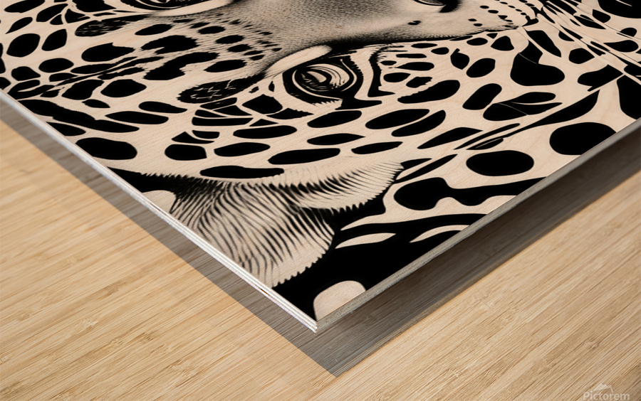 The Stare Wood print