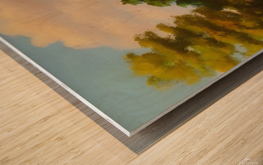 The Little Farm Wood print