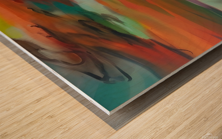 Observations. Abstract.  Wood print