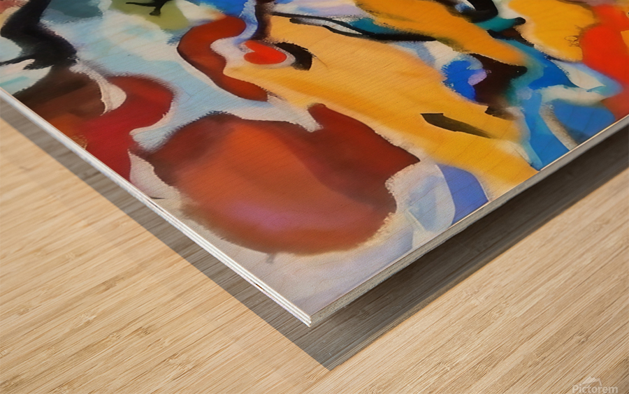 Distortion. Abstract. Wood print