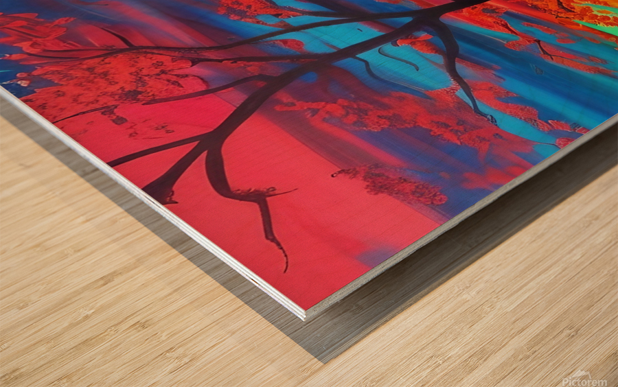 Tree of Life 2. Abstract. Wood print