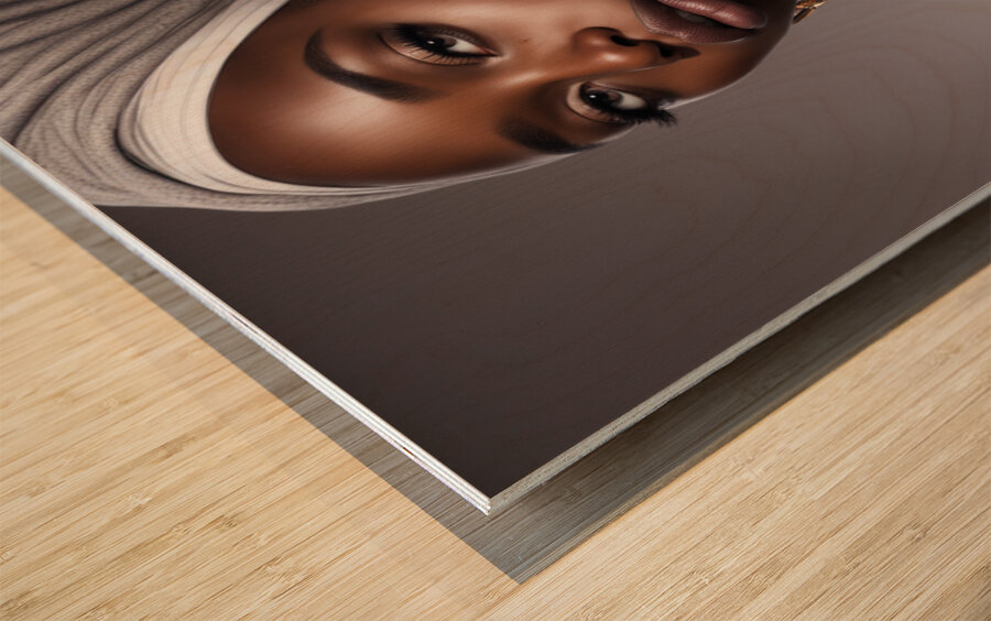 Overcome 1 Wood print