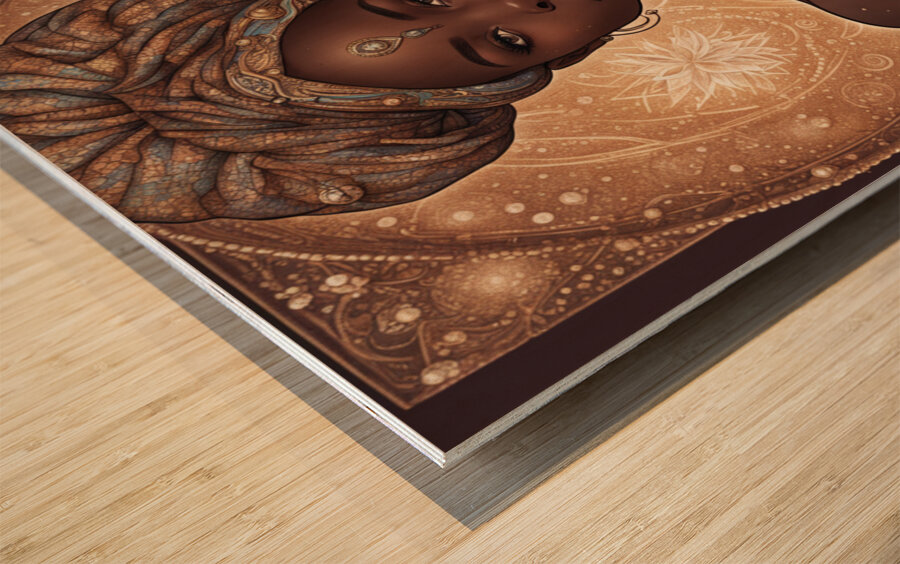 Melanin Magic  7 Wood print