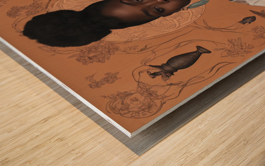 Melanin Magic  16 Wood print