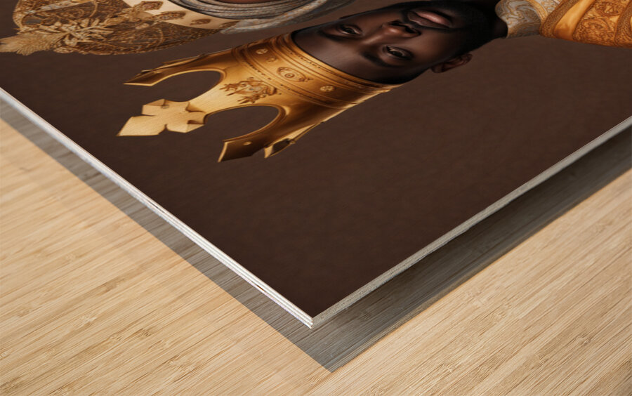 Melanin Magic  18 Wood print