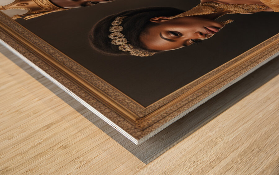 Melanin Magic  20 Wood print