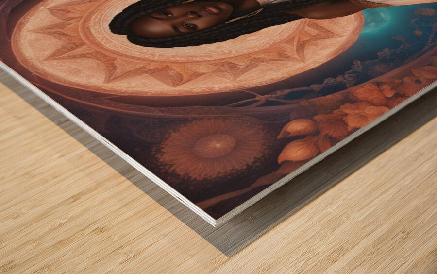 Melanin Magic  24 Wood print