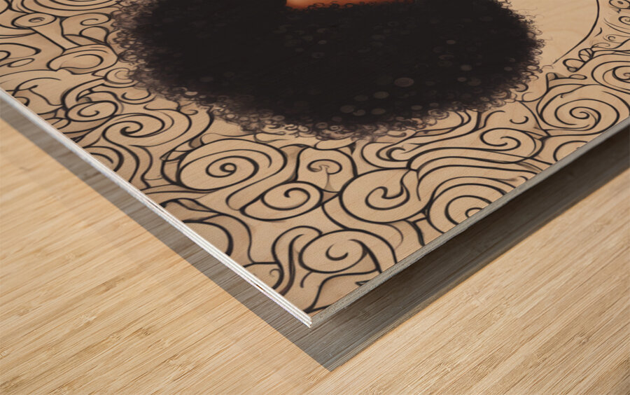 Melanin Magic  3 Wood print