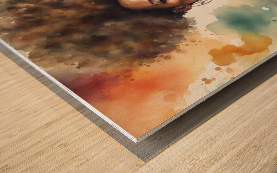 Melanin Magic  6 Wood print