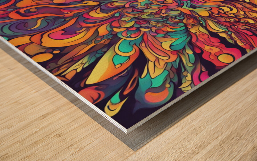 Melanin Magic  7 Wood print