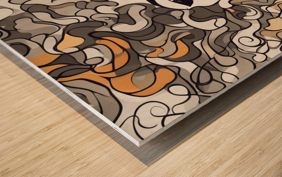 Melanin Magic  9 Wood print