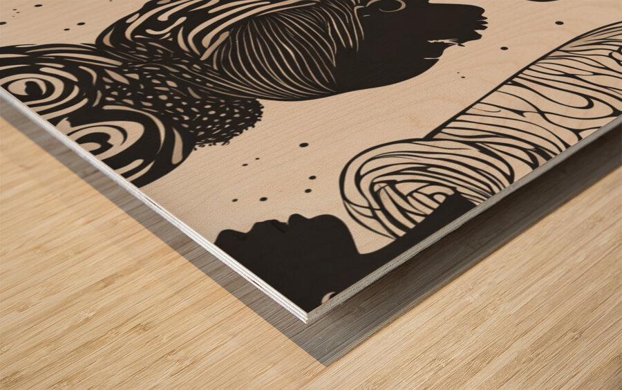 Melanin Magic  13 Wood print