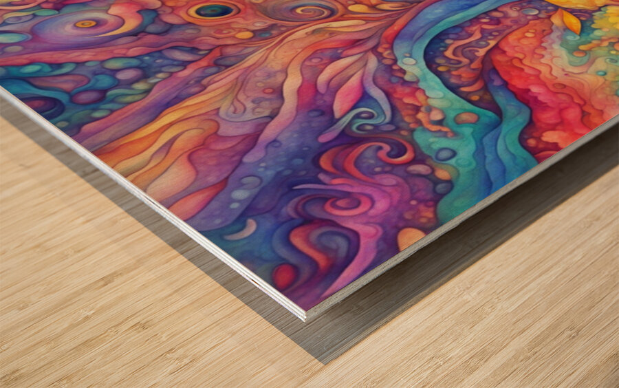 Melanin Magic  17 Wood print