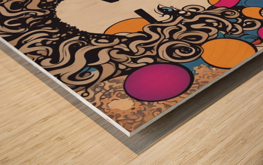 Melanin Magic  18 Wood print