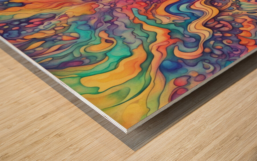 Melanin Magic  19 Wood print