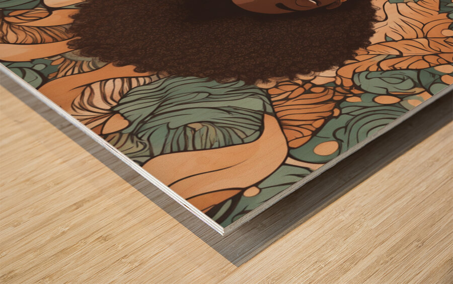 Melanin Magic  22 Wood print