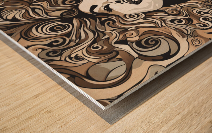 Melanin Magic  28 Wood print