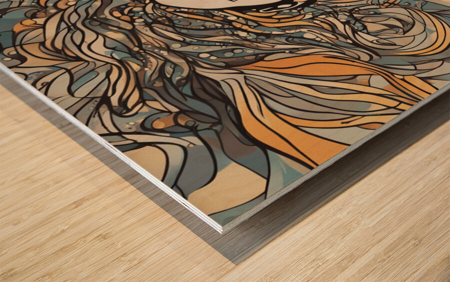 Melanin Magic  30 Wood print