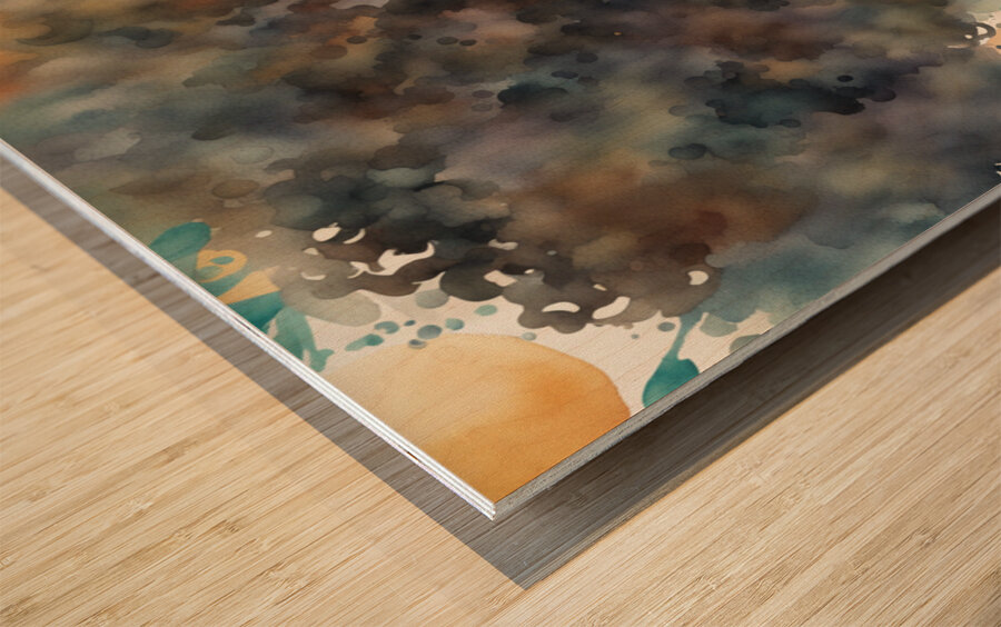 Melanin Magic  35 Wood print