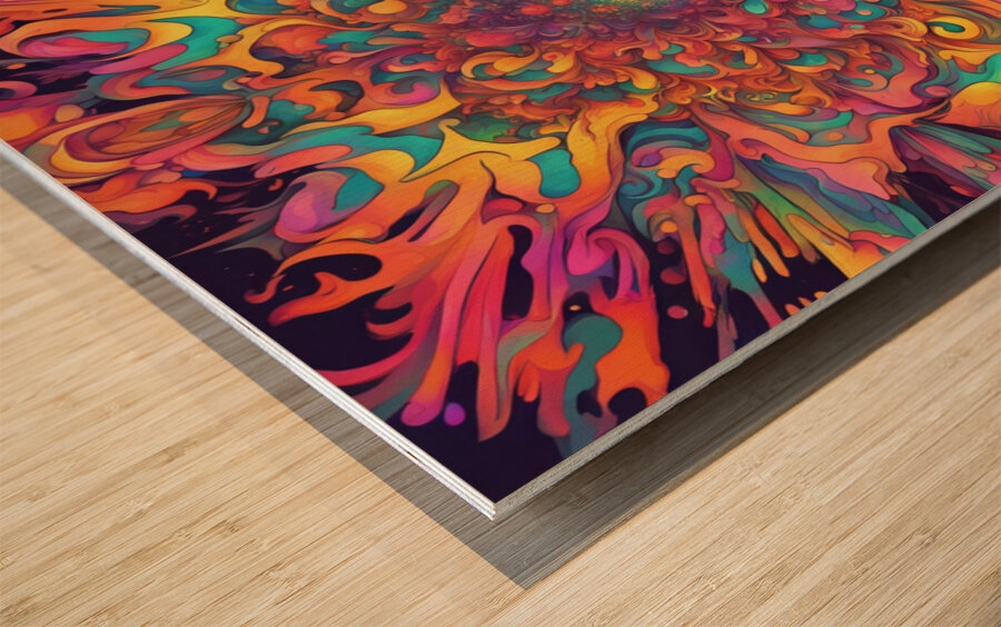 Melanin Magic  37 Wood print