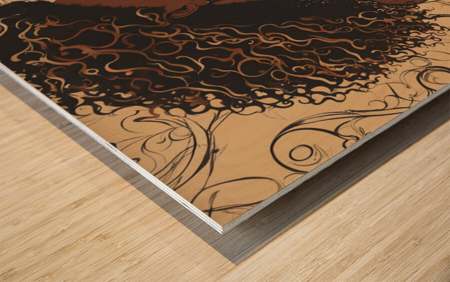 Melanin Magic  40 Wood print