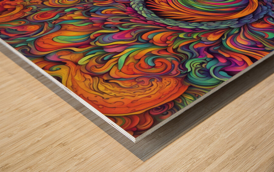 Melanin Magic  43 Wood print