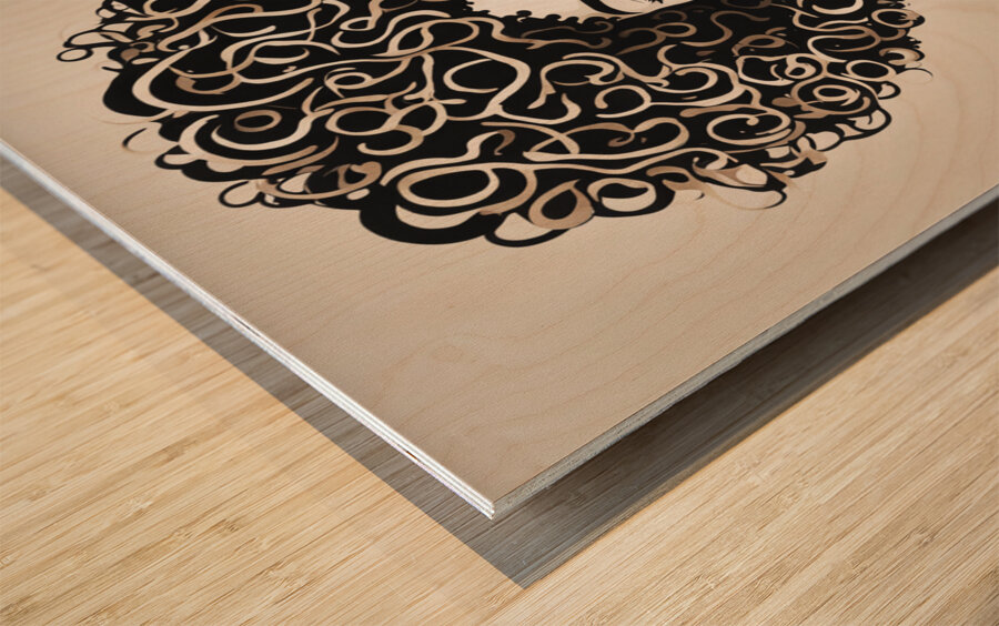 Melanin Magic  46 Wood print