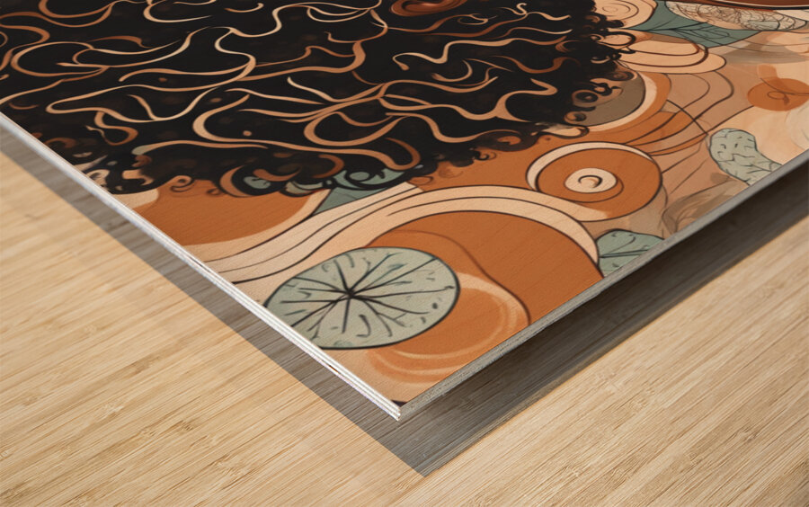 Melanin Magic  47 Wood print