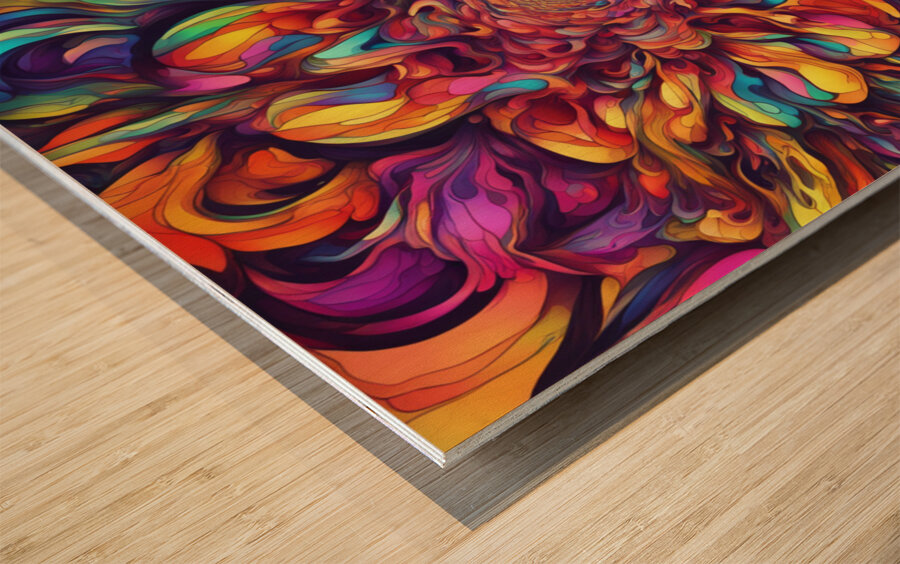 Melanin Magic  51 Wood print