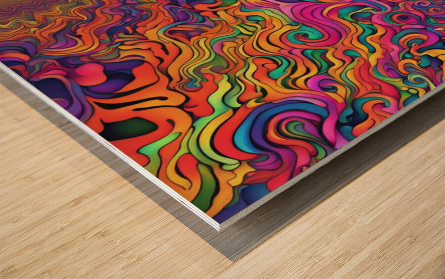 Melanin Magic  52 Impression sur bois