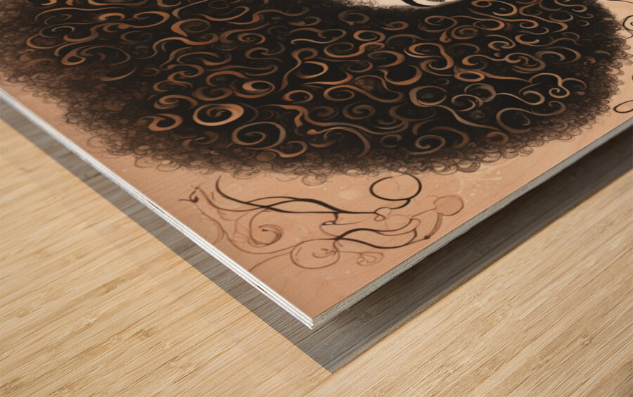 Melanin Magic  57 Wood print