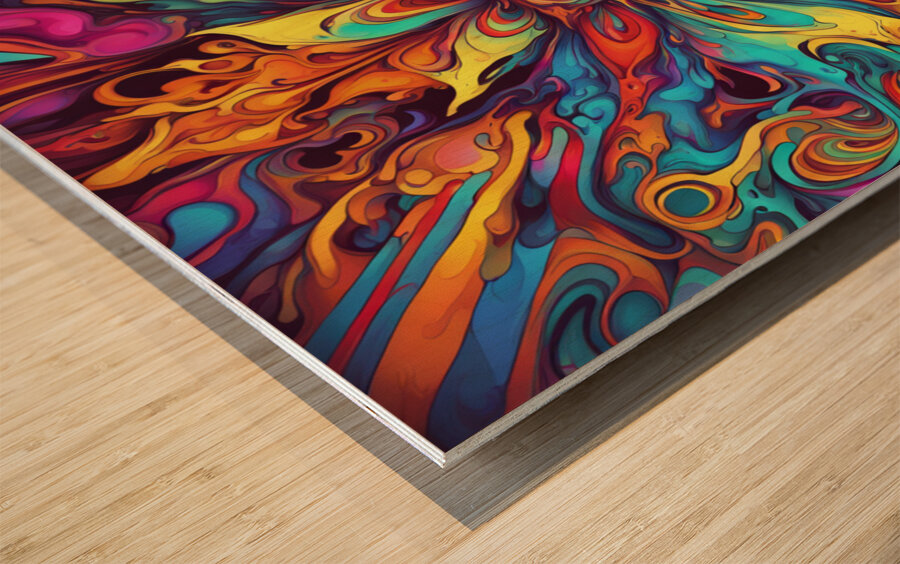 Melanin Magic  59 Wood print