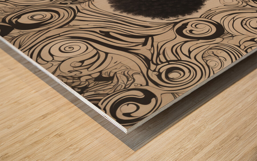 Melanin Magic  60 Wood print