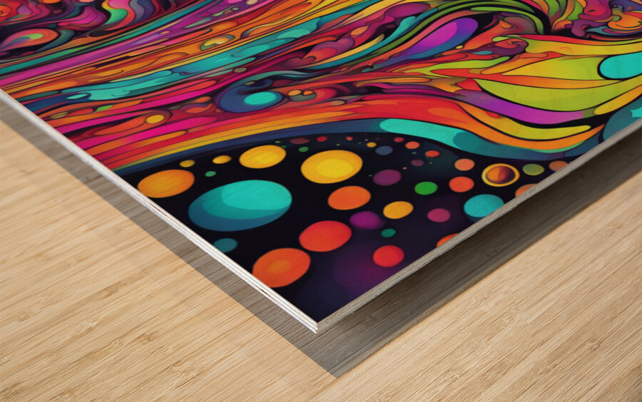 Melanin Magic  62 Wood print