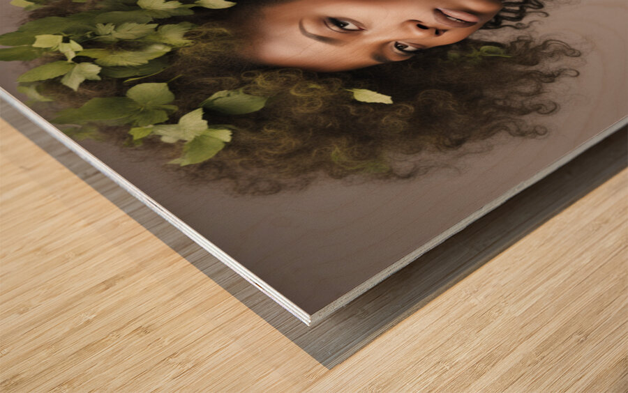 Melanin Magic  7 Wood print