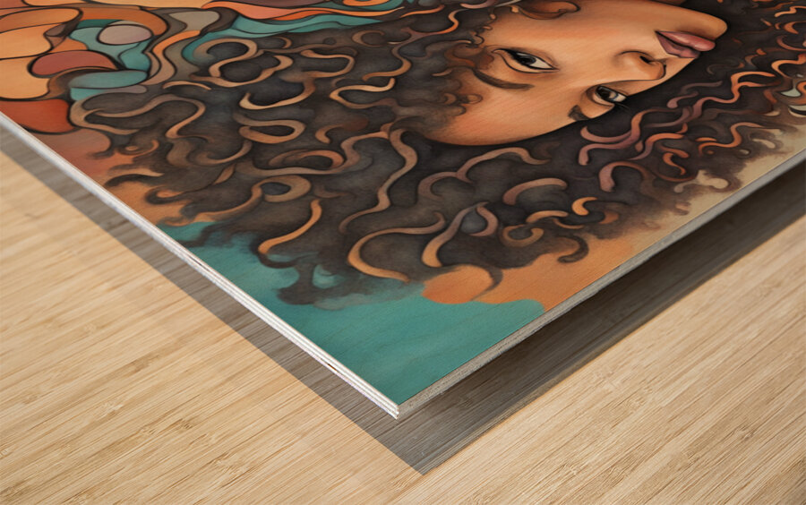 Melanin Magic  12 Wood print