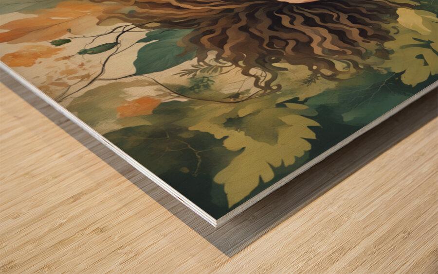 Melanin Magic  14 Wood print