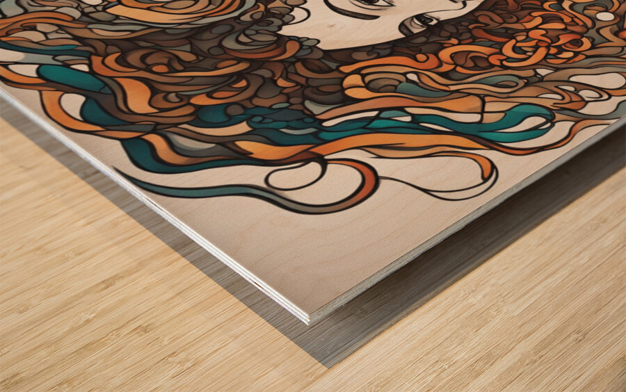 Melanin Magic  15 Wood print