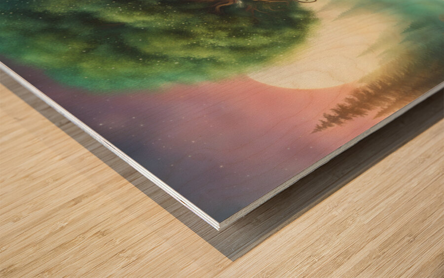 Melanin Magic  17 Wood print