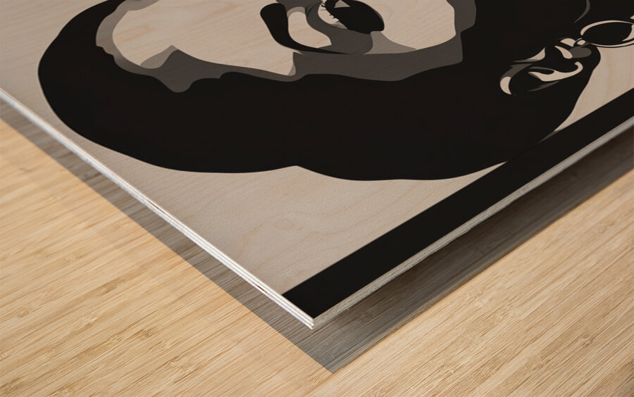 Silhouette of Strength Collection 1 - The Artful Mane 4 Wood print