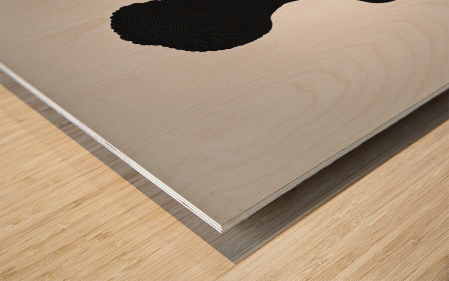 Silhouette of Strength Collection 1 - The Artful Mane 9 Wood print