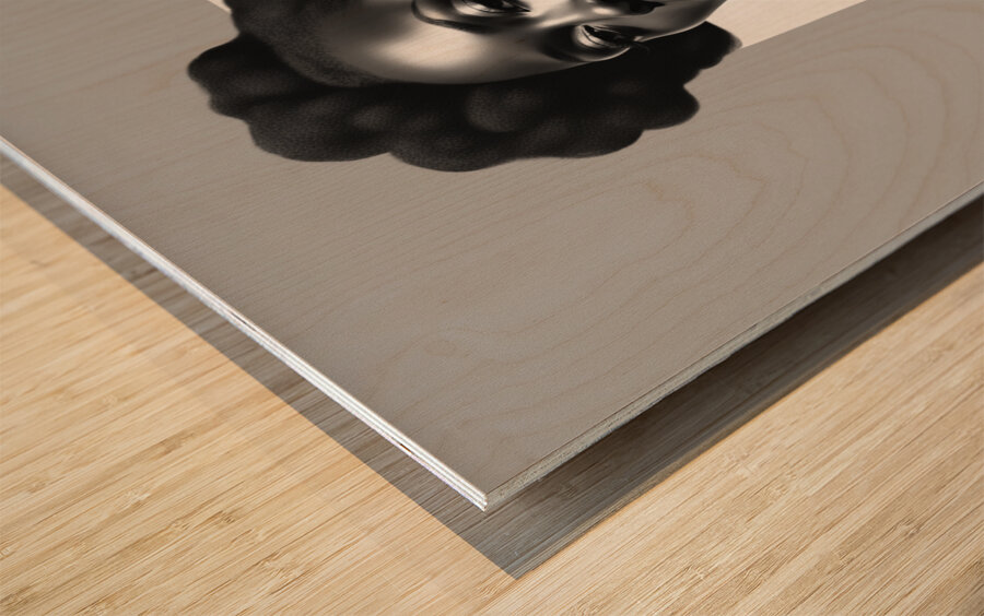 Silhouette of Strength Collection 1 - The Artful Mane 11 Wood print