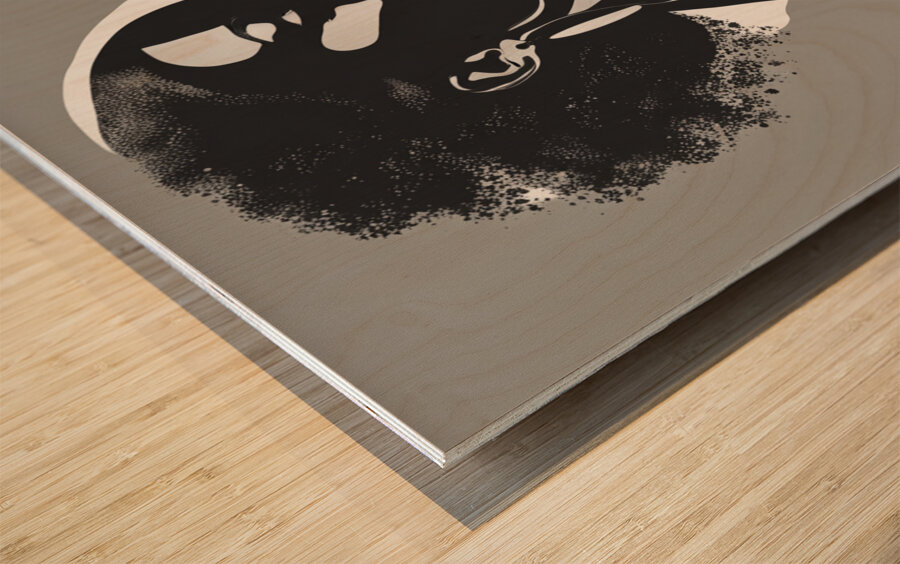 Silhouette of Strength Collection 1 - The Artful Mane 13 Wood print