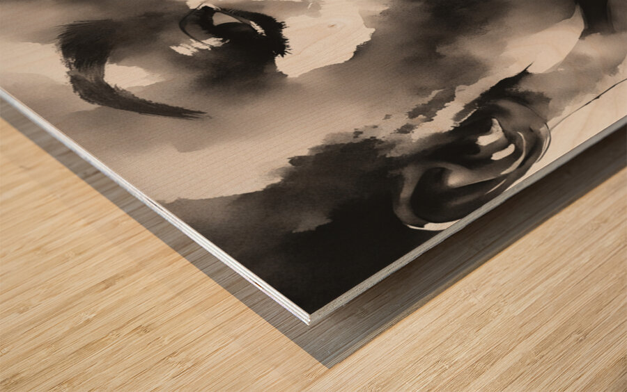 Silhouette of Strength Collection 1 - The Artful Mane 14 Wood print