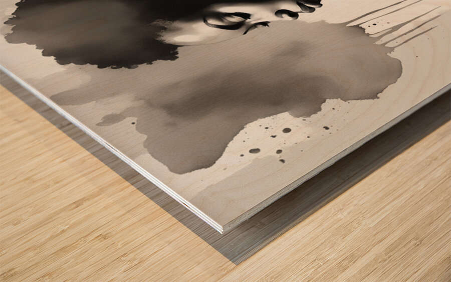 Silhouette of Strength Collection 1 - The Artful Mane 27 Wood print